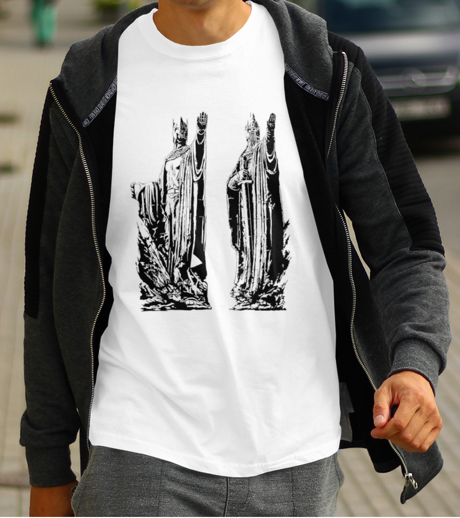 Argonath The Lord Of The Rings JRR Tolkien Iconic Monument Guardians T-Shirt