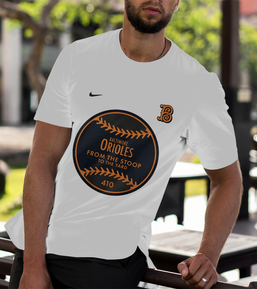 Baltimore Orioles From The Stoop To The Yard 410 Nike B T-Shirt