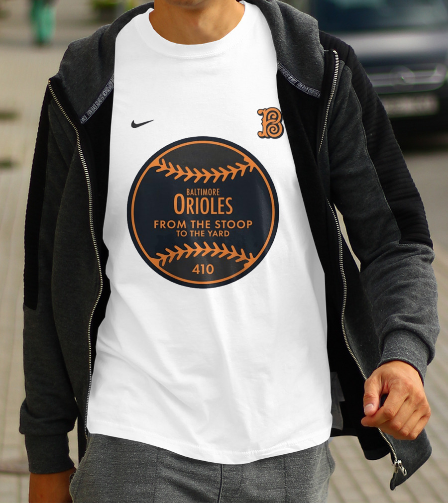 Baltimore Orioles From The Stoop To The Yard 410 Nike B T-Shirt