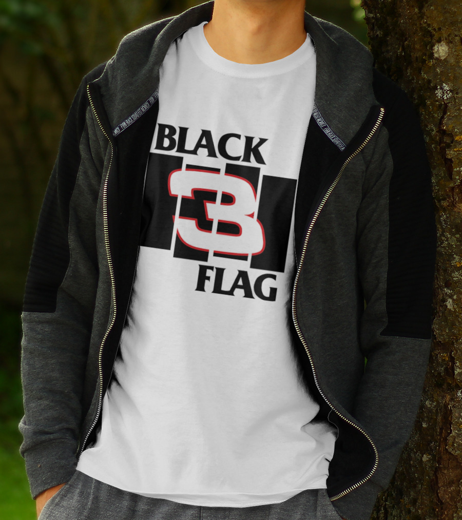 Black Flag 3 Hardcore Punk T-Shirt