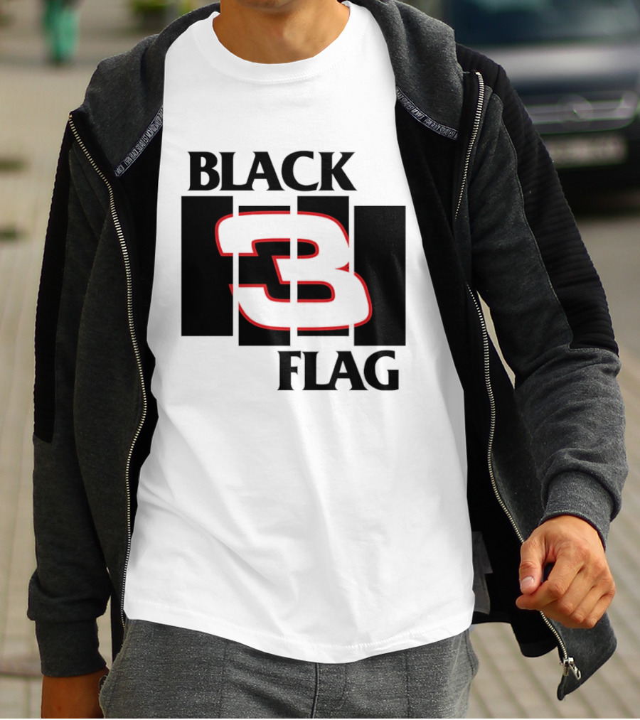 Black Flag 3 Hardcore Punk T-Shirt