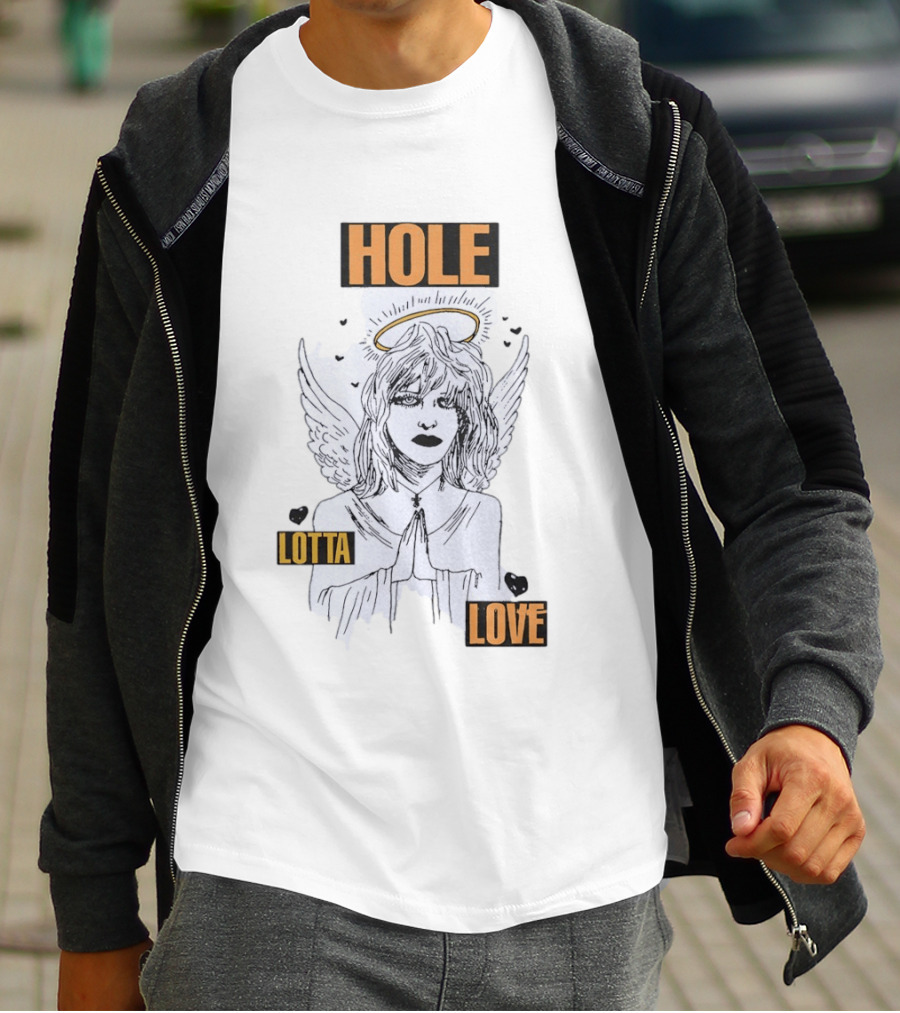 Hole Lotta Love Angel 90s Grunge Alternative Rock Fashion T-Shirt