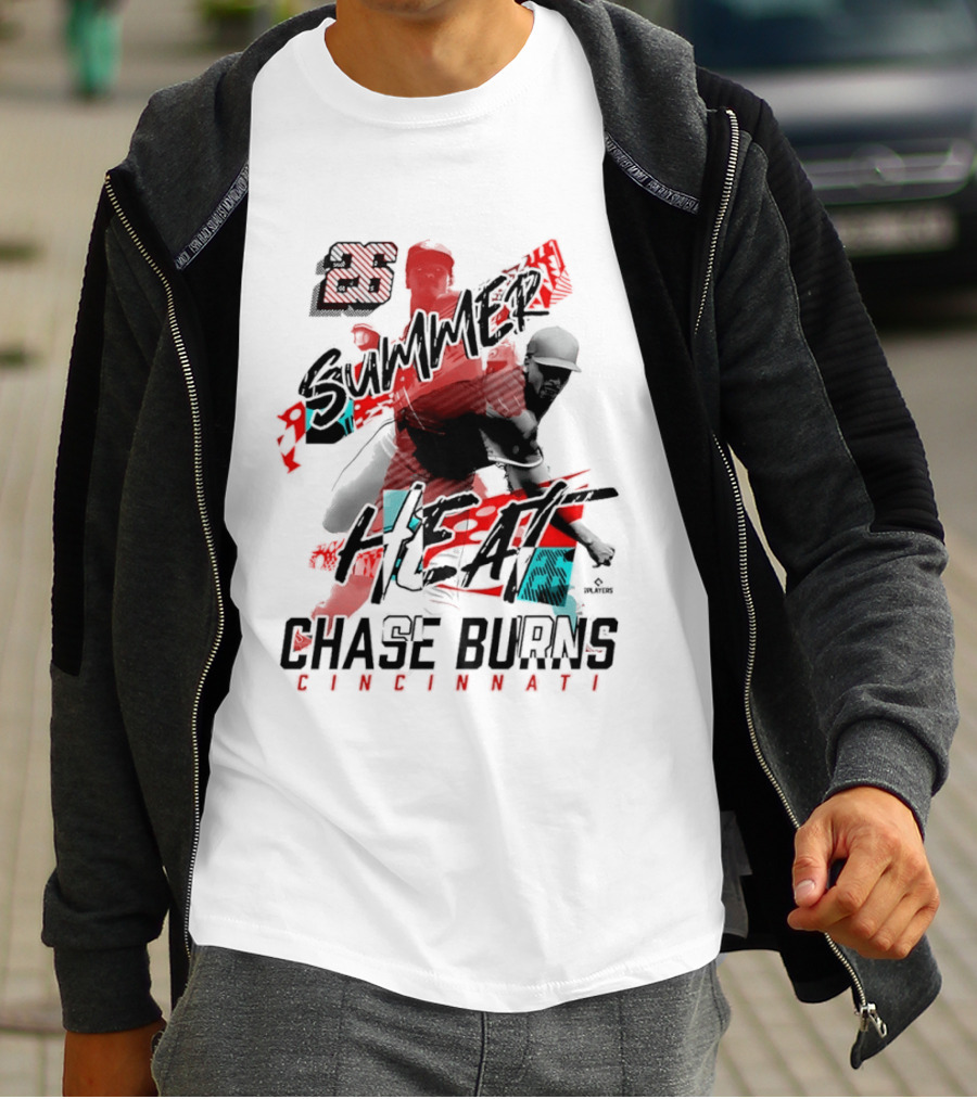 26 Summer Heat Chase Burns Cincinnati Reds T-Shirt