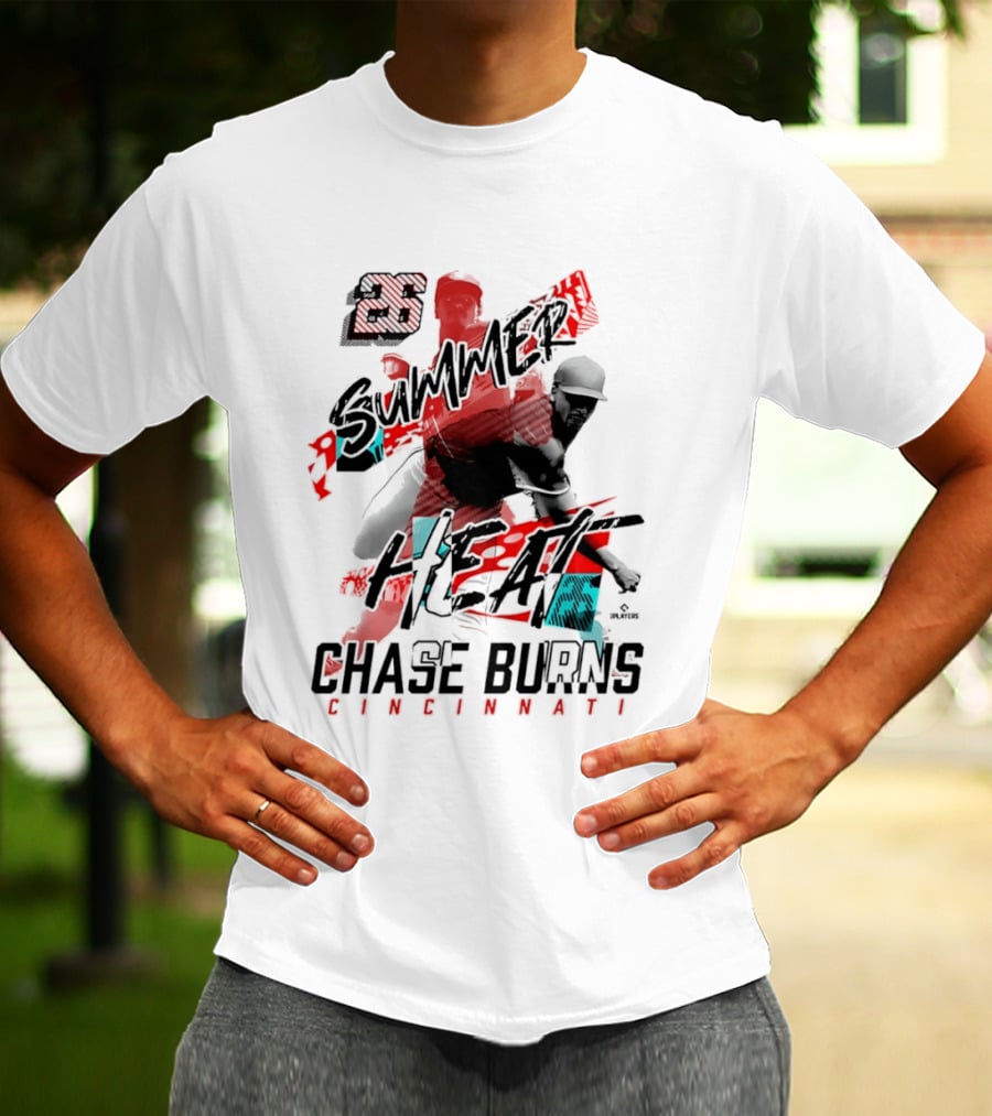 26 Summer Heat Chase Burns Cincinnati Reds T-Shirt
