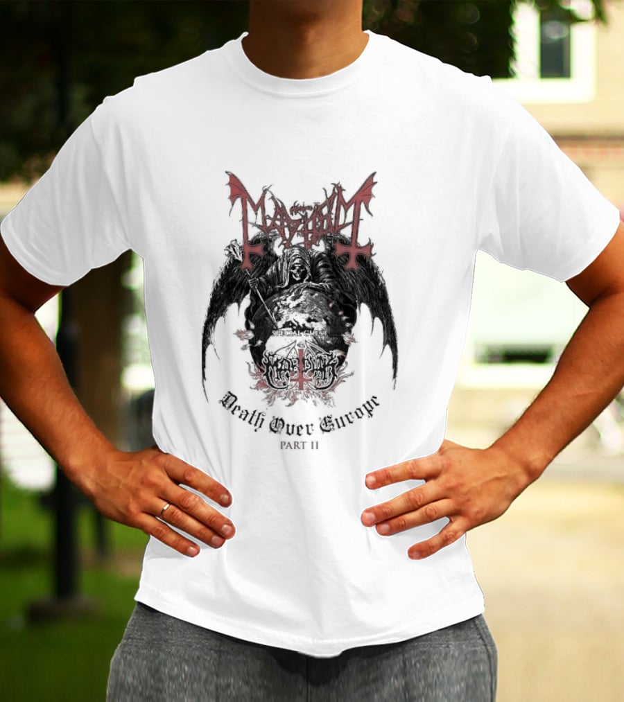 Original Mayhem Death Over Europe Part 2 2026 Tour October Official Merchandise T-Shirt
