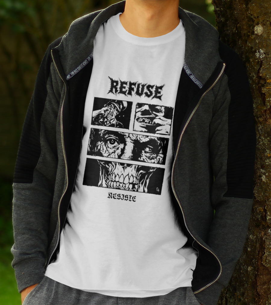 Refuse Resiste Hardcore Punk Political T-Shirt