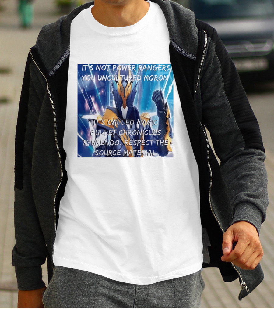 Magic Bullet Chronicles Ryukendo Not Power Rangers Respect The Source Material T-Shirt