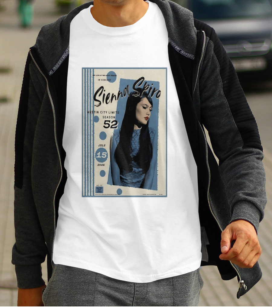 Sienna Spiro Live At The Roxy Theatre Austin City Limits Season 52 July 15 2026 T-Shirt