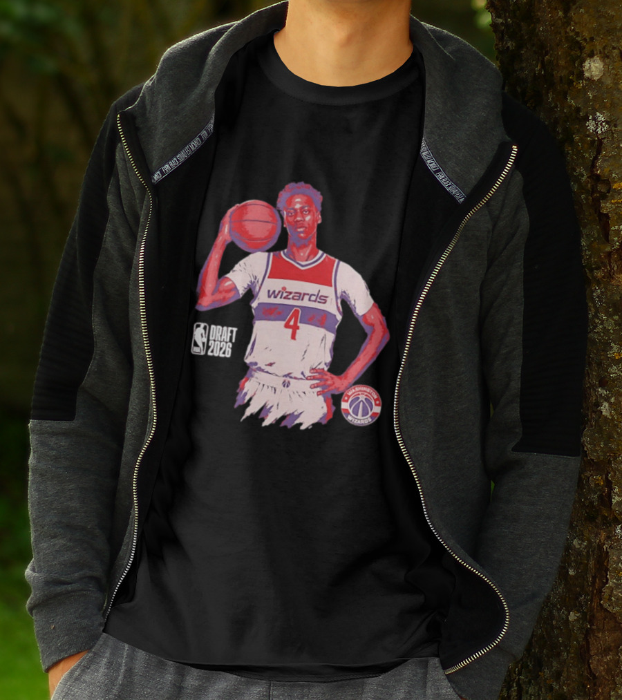 AJ Dybantsa Washington Wizards NBA Draft 2026 Basketball Fan T-Shirt