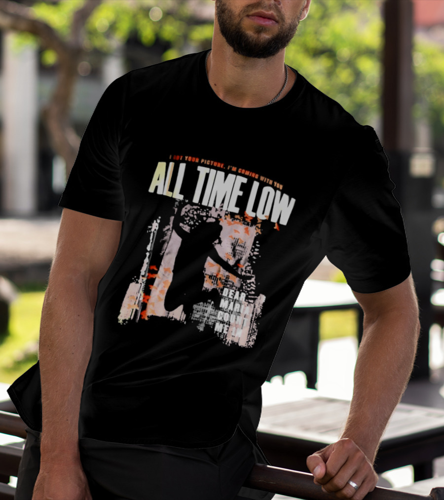 All Time Low I Got Your Picture Dear Maria Count Me In Butterfly Aesthetic T-Shirt