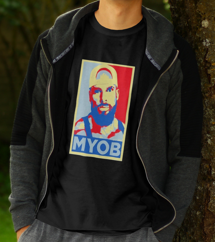 MYOB Bearded Man Hope Style Mind Your Own Business T-Shirt