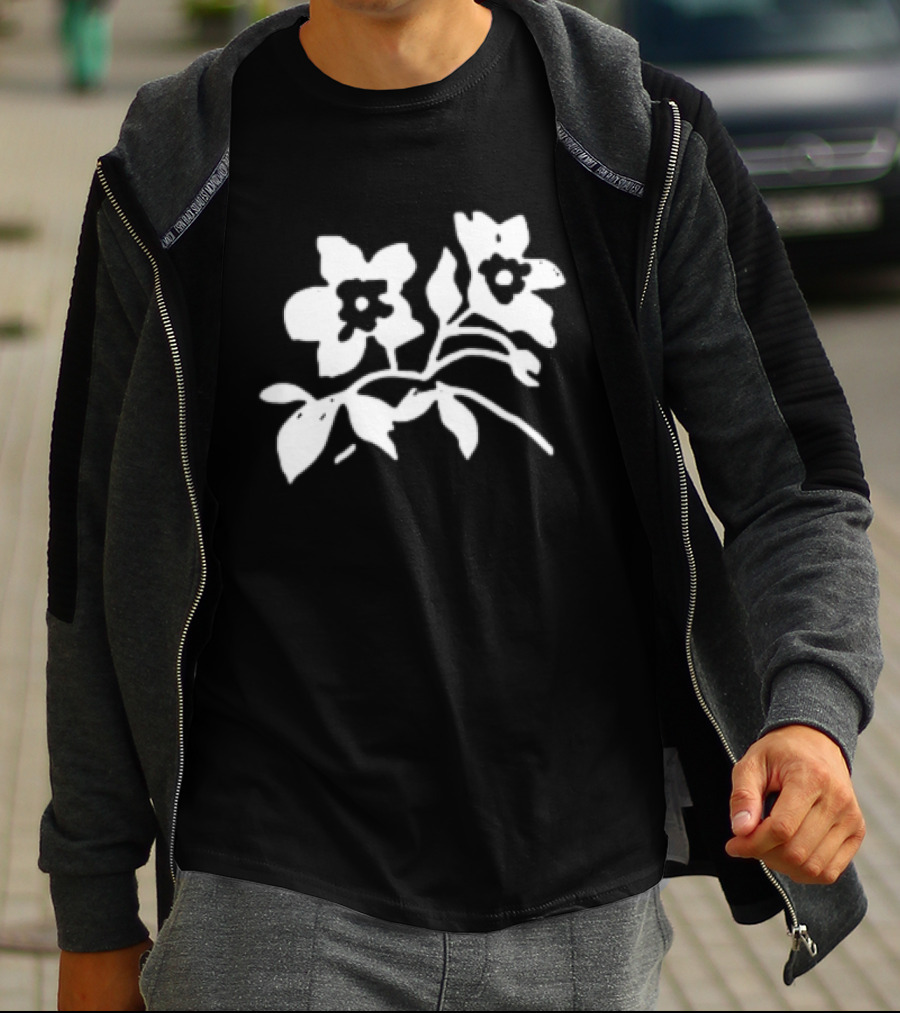 Flower It Was Time This Whole Time 2 Sided T-Shirt