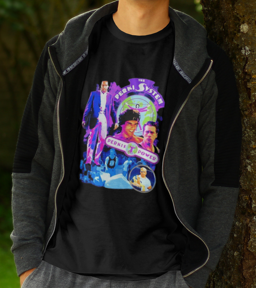 Ben Stiller The Perkis System Perkis Power Heavyweights Movie 90s Throwback T-Shirt