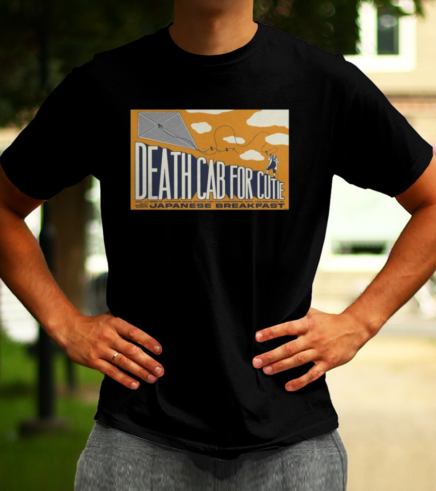 Death Cab For Cutie With Japanese Breakfast TD Pavilion Philadelphia PA July 17 2026 Kite T-Shirt