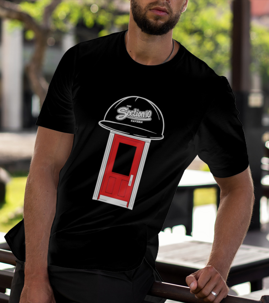 Section 10 Red Tavern Door Fenway Style Hat T-Shirt