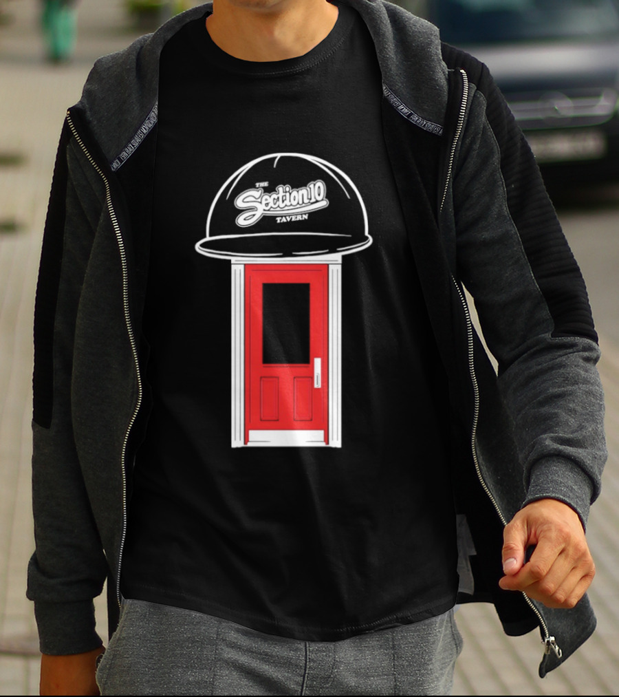 Section 10 Red Tavern Door Fenway Style Hat T-Shirt