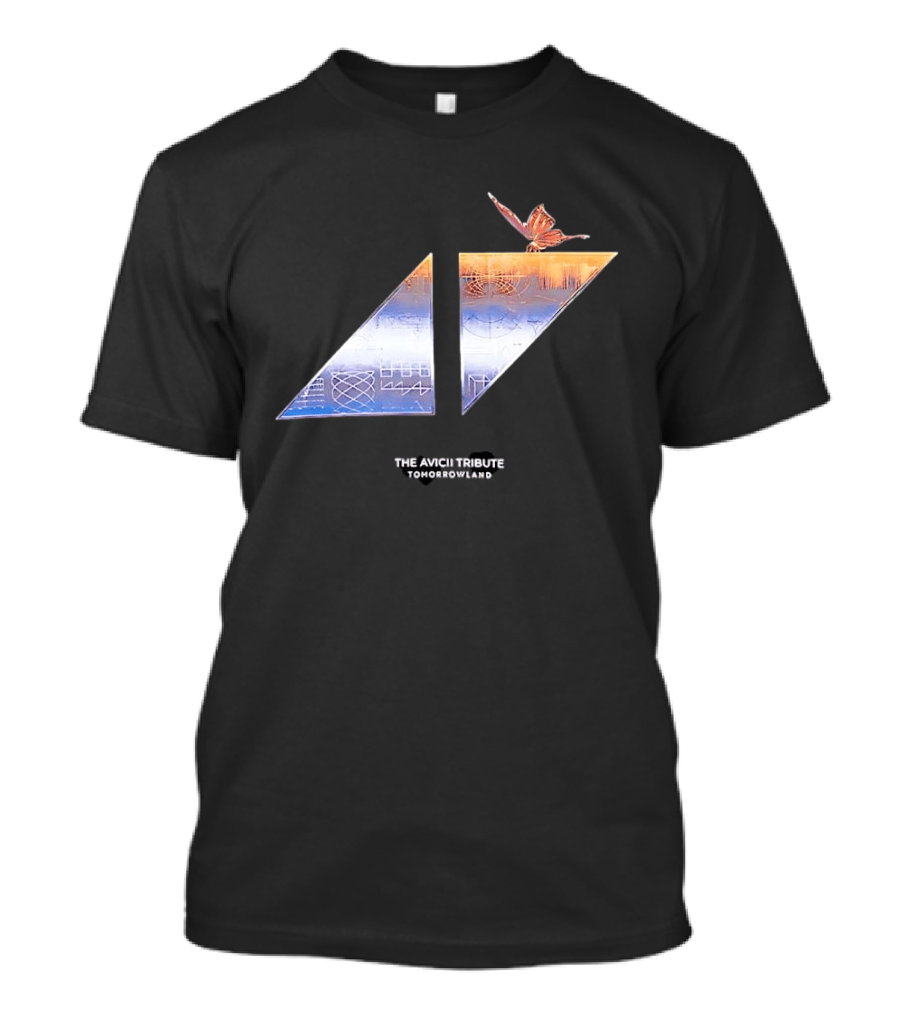 Tomorrowland X Avicii Tribute Butterfly T-Shirt
