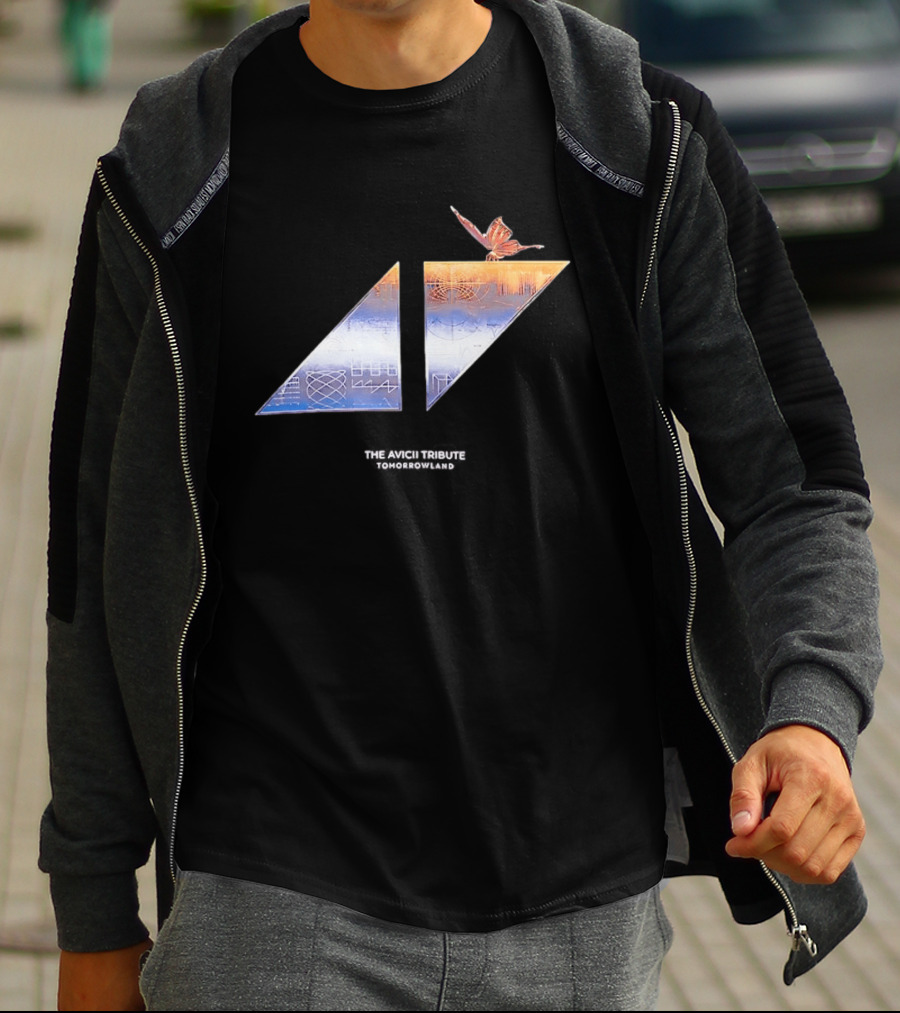 Tomorrowland X Avicii Tribute Butterfly T-Shirt