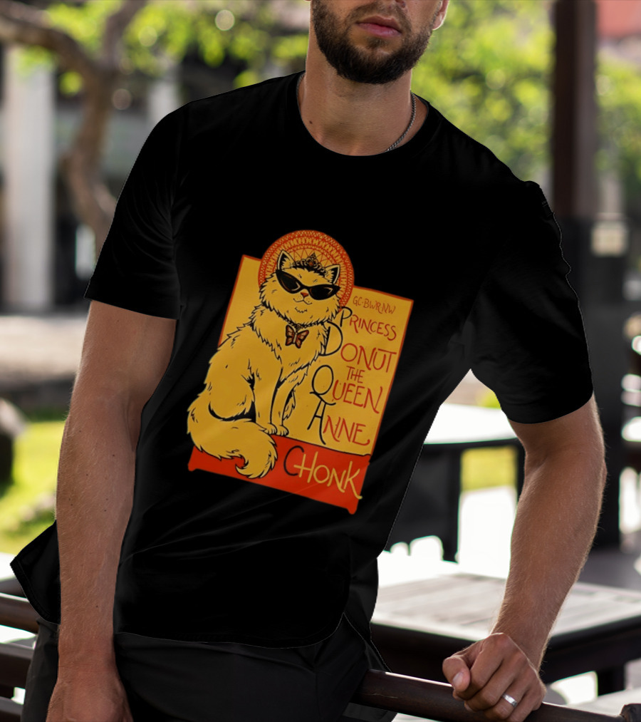 Princess Donut The Queen Anne Chonk Dungeon Crawler Carl Cat T-Shirt