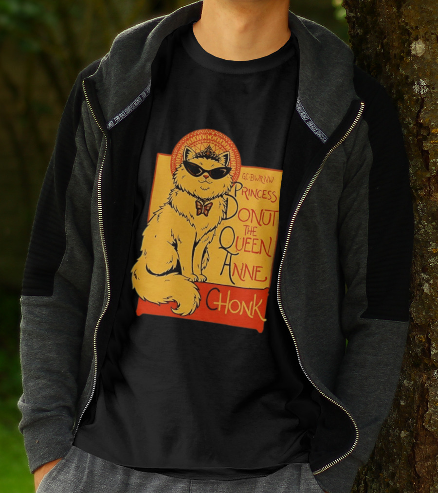 Princess Donut The Queen Anne Chonk Dungeon Crawler Carl Cat T-Shirt