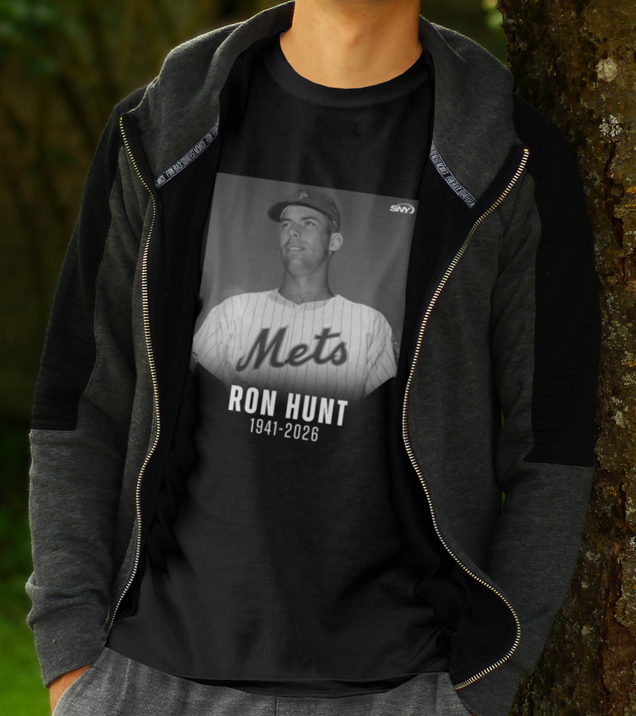 Ron Hunt 1941 2026 Mets SNY Memoriam T-Shirt