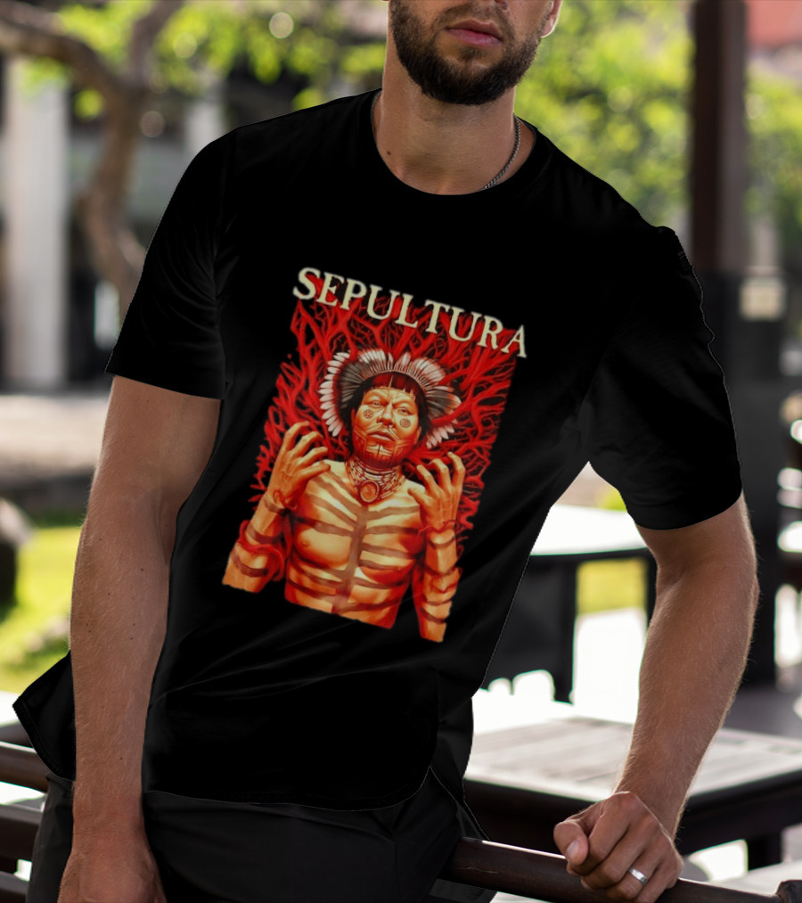 Sepultura Heavy Metal Roots Indigenous T-Shirt