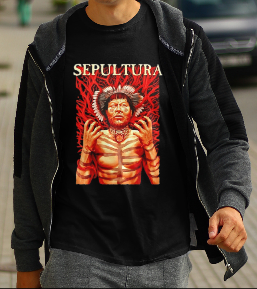 Sepultura Heavy Metal Roots Indigenous T-Shirt