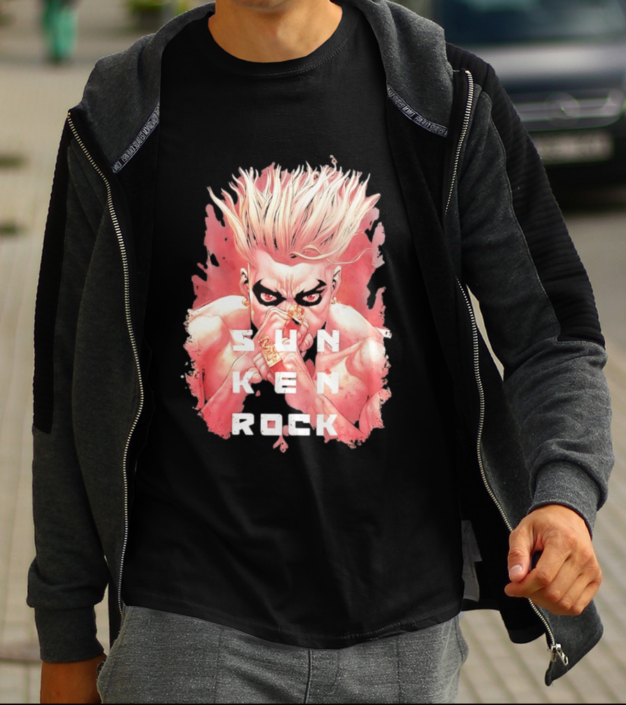 Sun Ken Rock Ken Kitano Manga Boichi Anime Intense Look T-Shirt