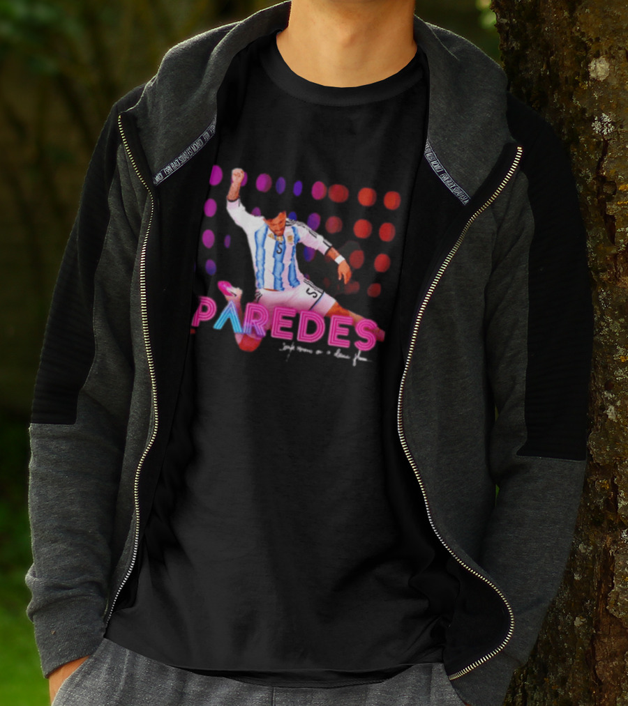 Paredes Argentina National Team Confessions On A Dance Floor Football Soccer T-Shirt