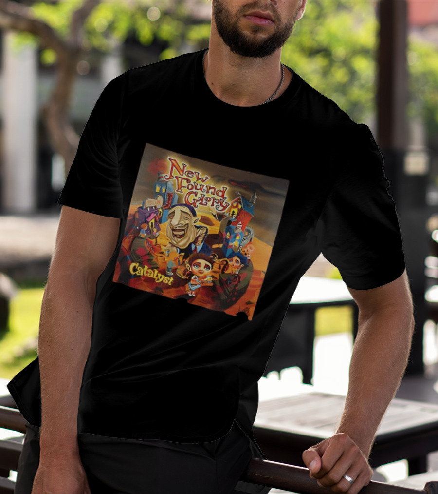 New Found Glory Catalyst Album Artwork With Cartoon Characters T-Shirt
