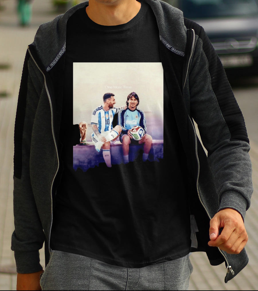 One More Time Lionel Messi World Cup Legacy T-Shirt