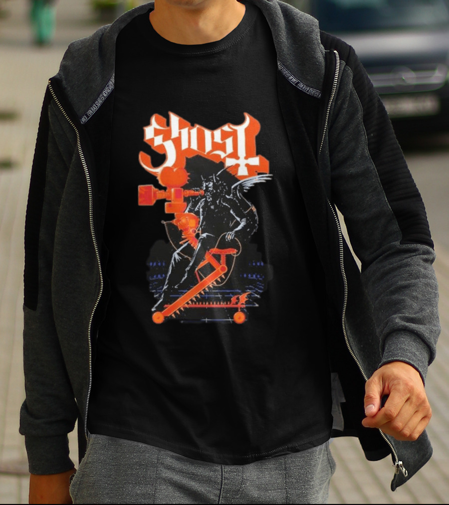 Original Ghost Auteur V The Nameless Ghouls Cinematic Camera Wings T-Shirt