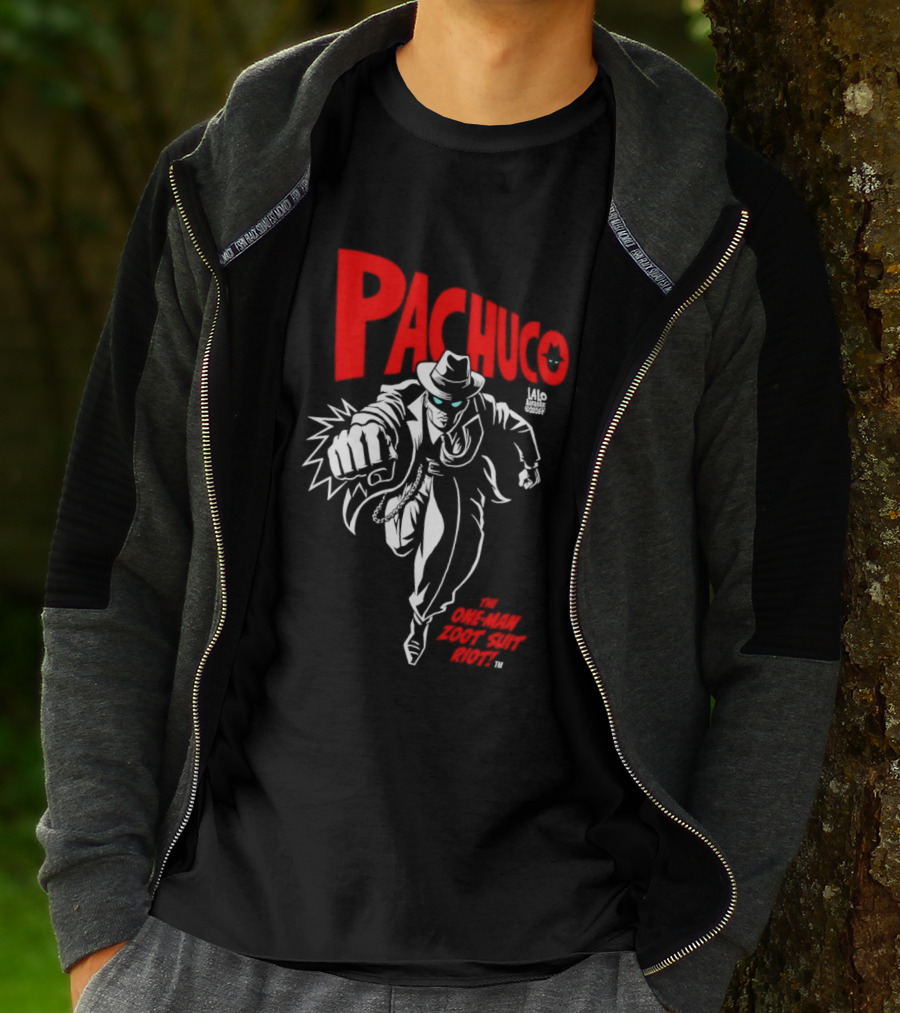 Pachuco Lalo Alcaraz The One Man Zoot Suit Riot T-Shirt