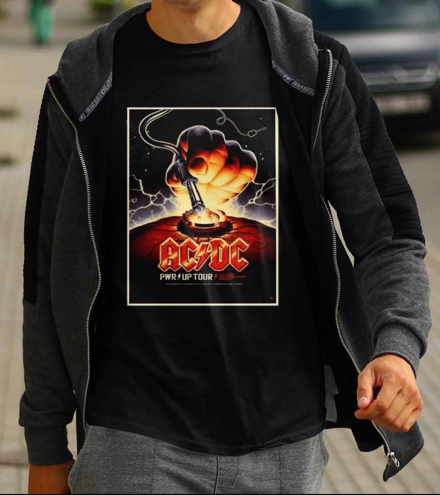 ACDC PWR Up Tour 2026 Camp Randall Stadium Madison Wisconsin July 19 Exclusive Event T-Shirt