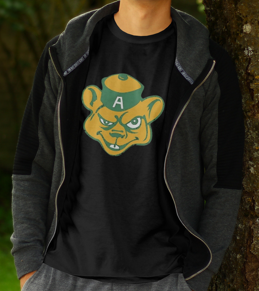 Angry Bear A Logo Vintage Cartoon T-Shirt