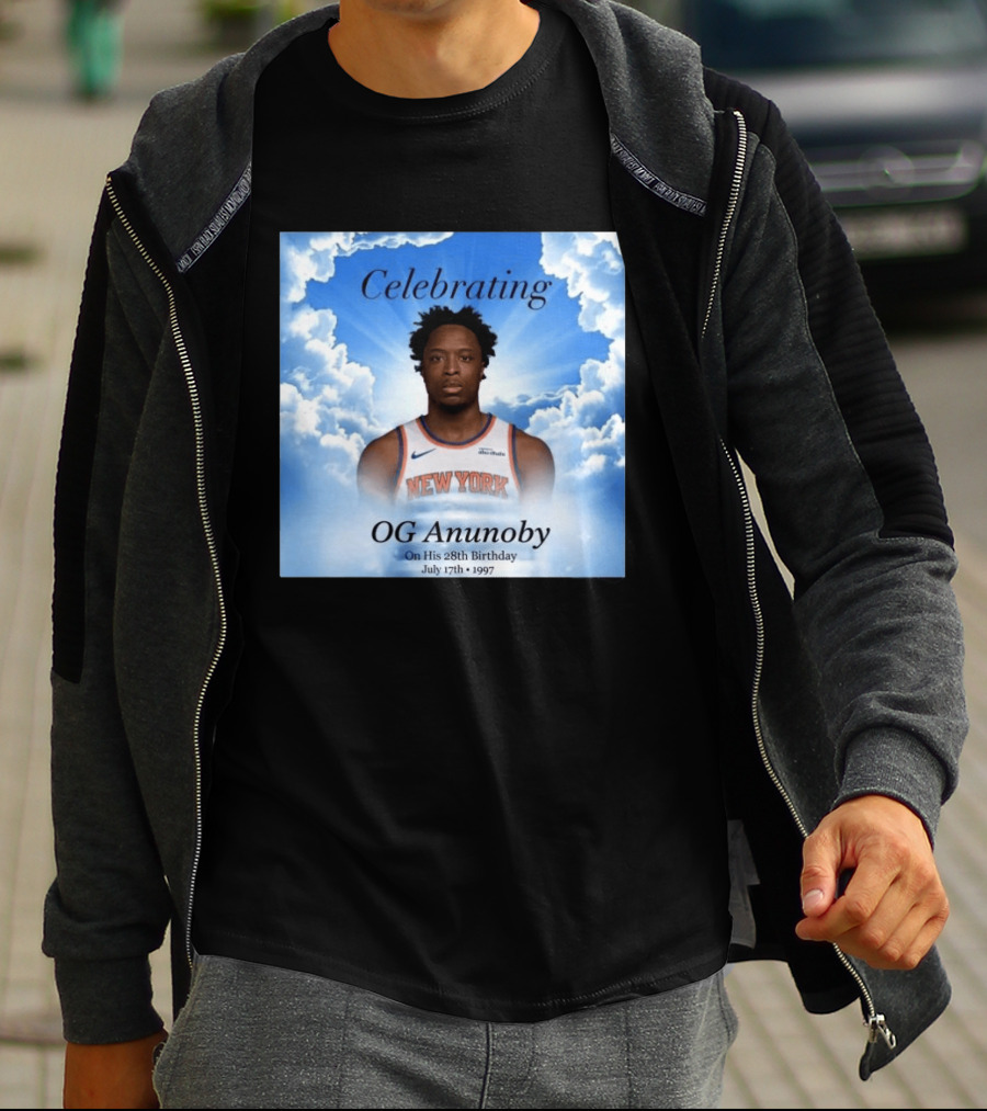 Celebrating OG Anunoby On His 28th Birthday July 17th 1997 New York Basketball T-Shirt