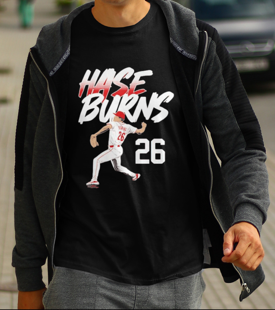 Chase Burns Cincinnati Reds Baseball Ace Number 26 T-Shirt