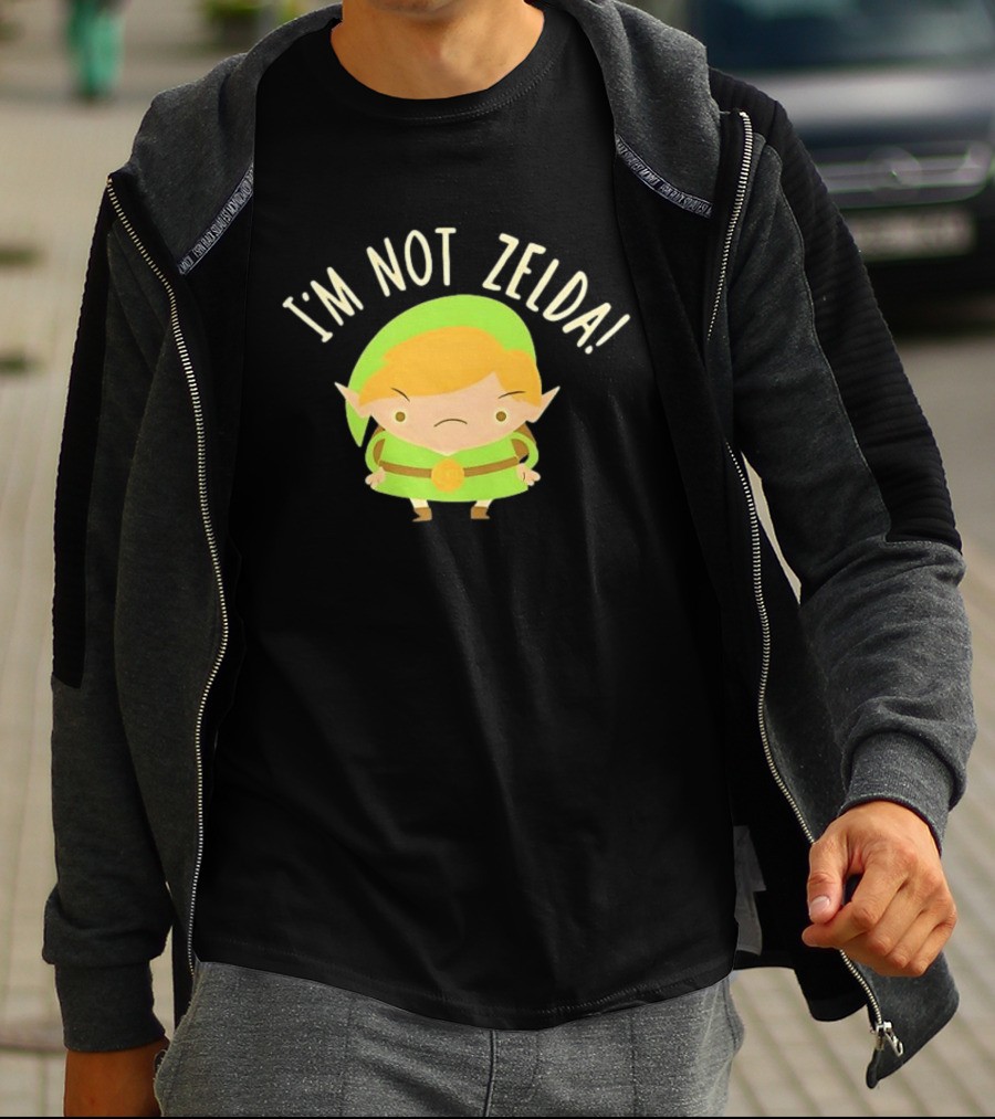 I'm Not Zelda Funny Link T-Shirt