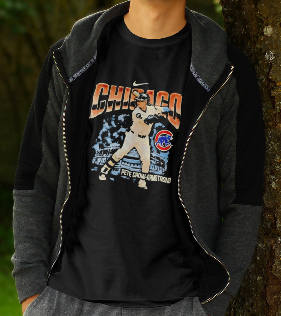 Chicago Cubs Pete Crow Armstrong Wrigley Field Nike T-Shirt