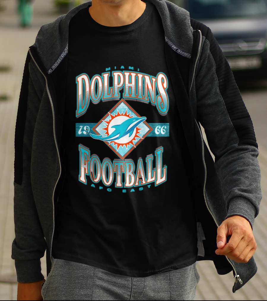 Miami Dolphins 1966 Football Team AFC East T-Shirt