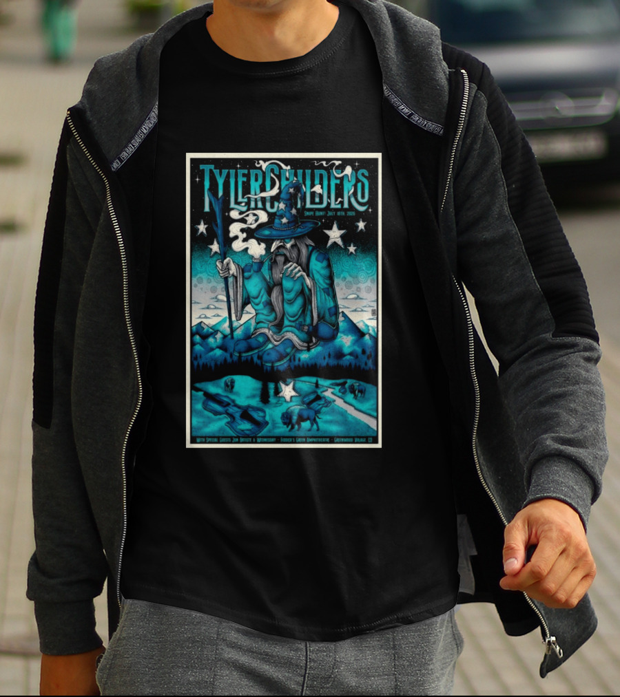 Tyler Childers Snipe Hunt July 18th 2026 Fiddler's Green Amphitheatre Greenwood Village CO T-Shirt