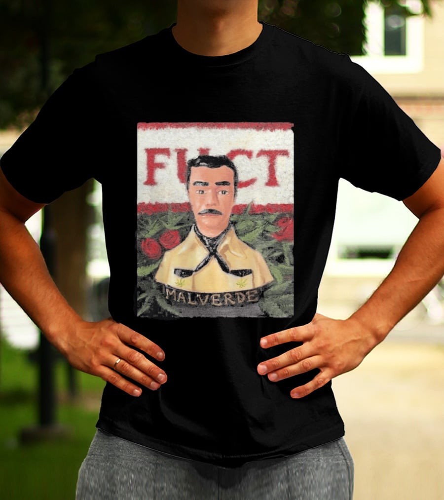 Fuct Malverde Red Roses T-Shirt