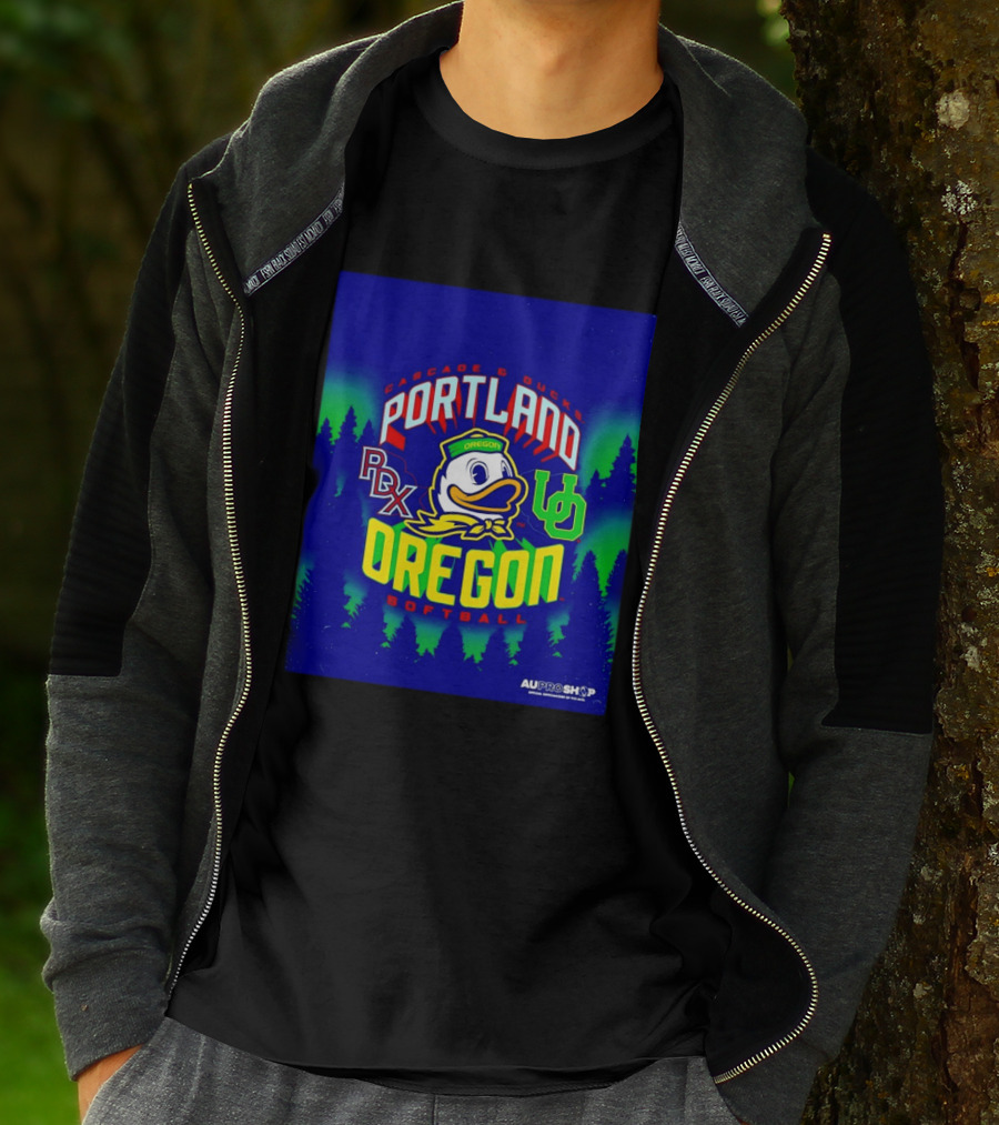 Cascade Ducks Portland RDX Oregon Softball T-Shirt