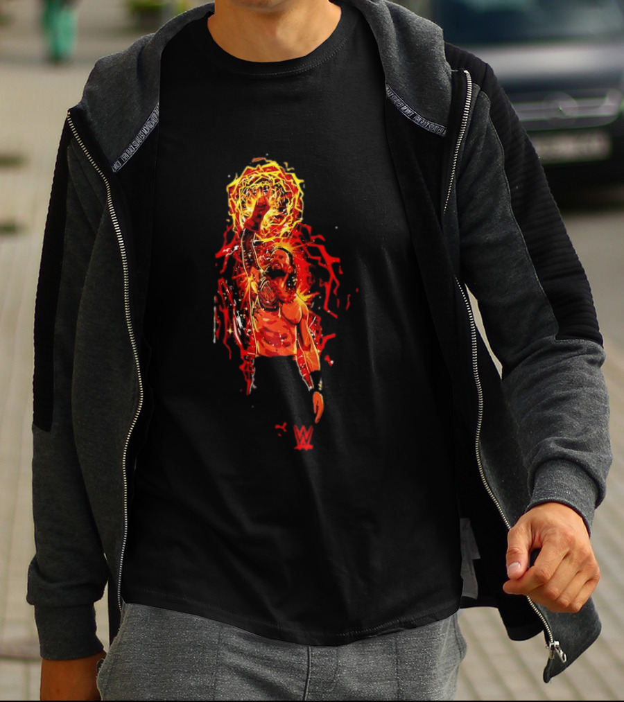 Roman Reigns WWE Aura Power T-Shirt