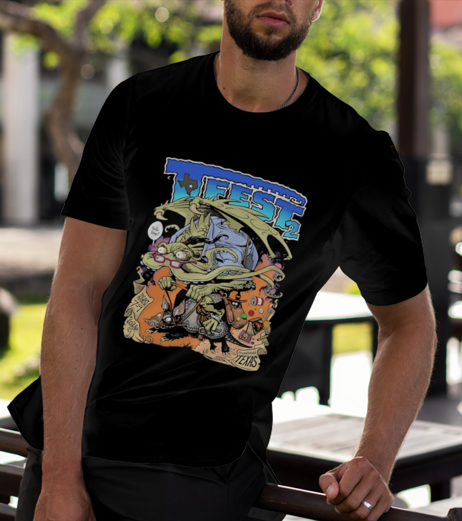 T Fest 2 Cthulhu Armadillo August 29 2026 Pflugerville Texas T-Shirt
