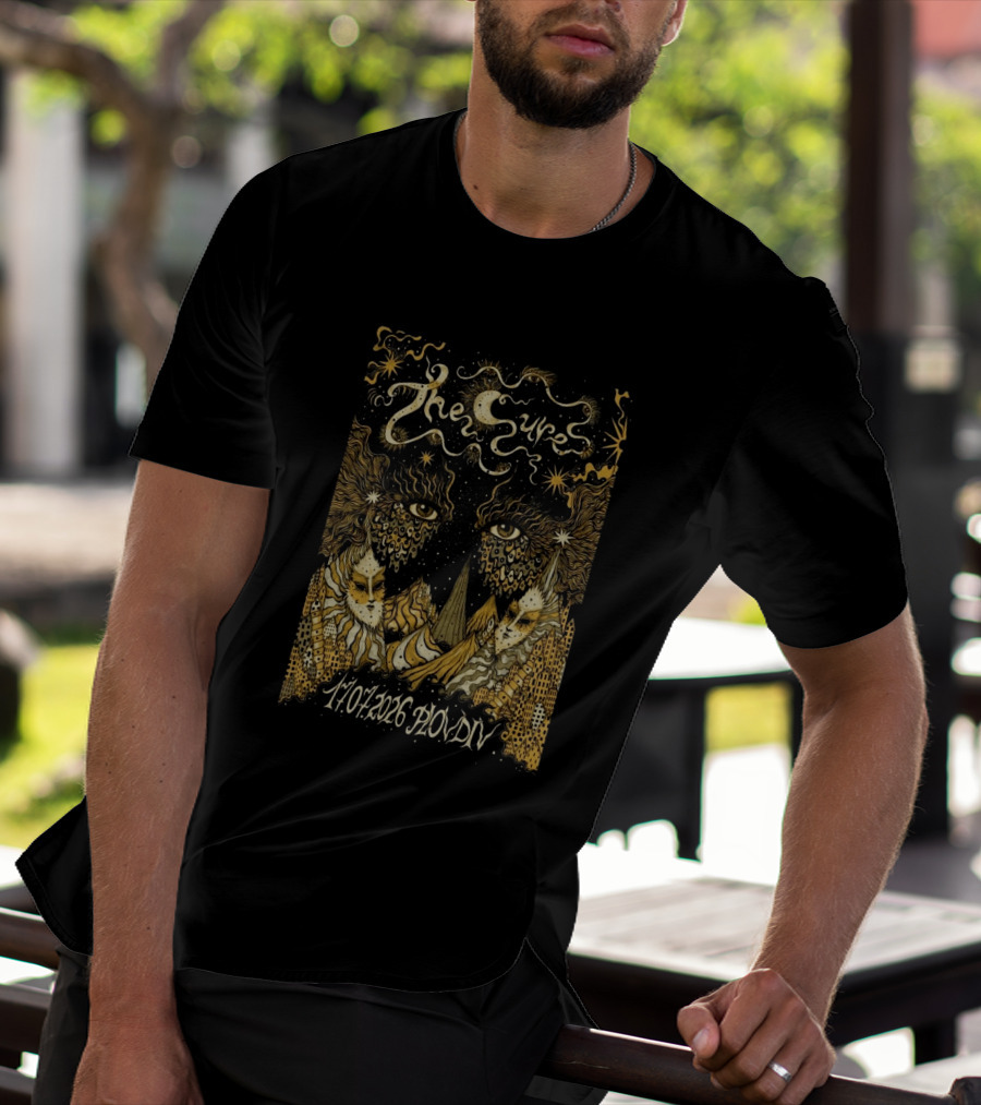 The Cure Phill Good Festival Plovdiv Bulgaria July 17 2026 Psychedelic Starry Night T-Shirt