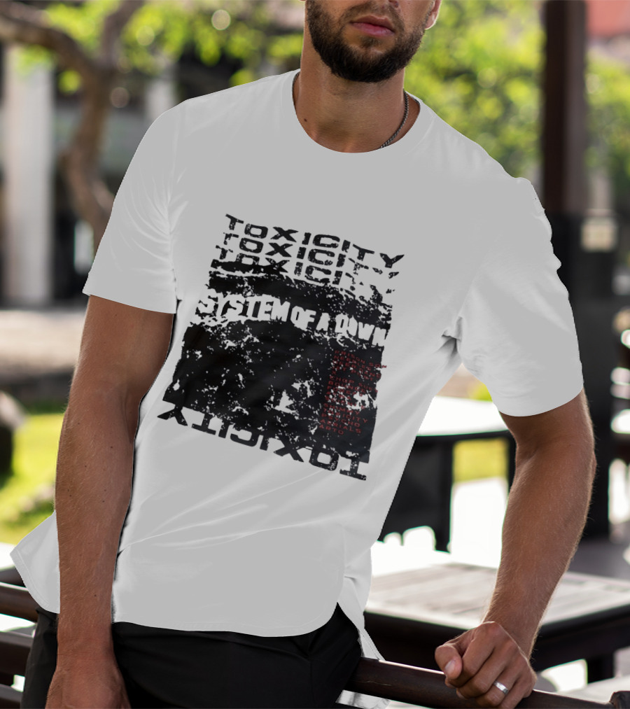 System Of A Down Toxicity Album Tracklist Prison Song Needles Deer Dance Chop Suey Bounce Forest Aerials Arto T-Shirt