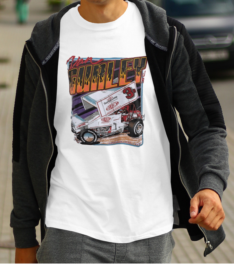 Van Gurley Jr 3B Gurley Leep Motorsports DuPont Sprint Car Racing Kendall T-Shirt