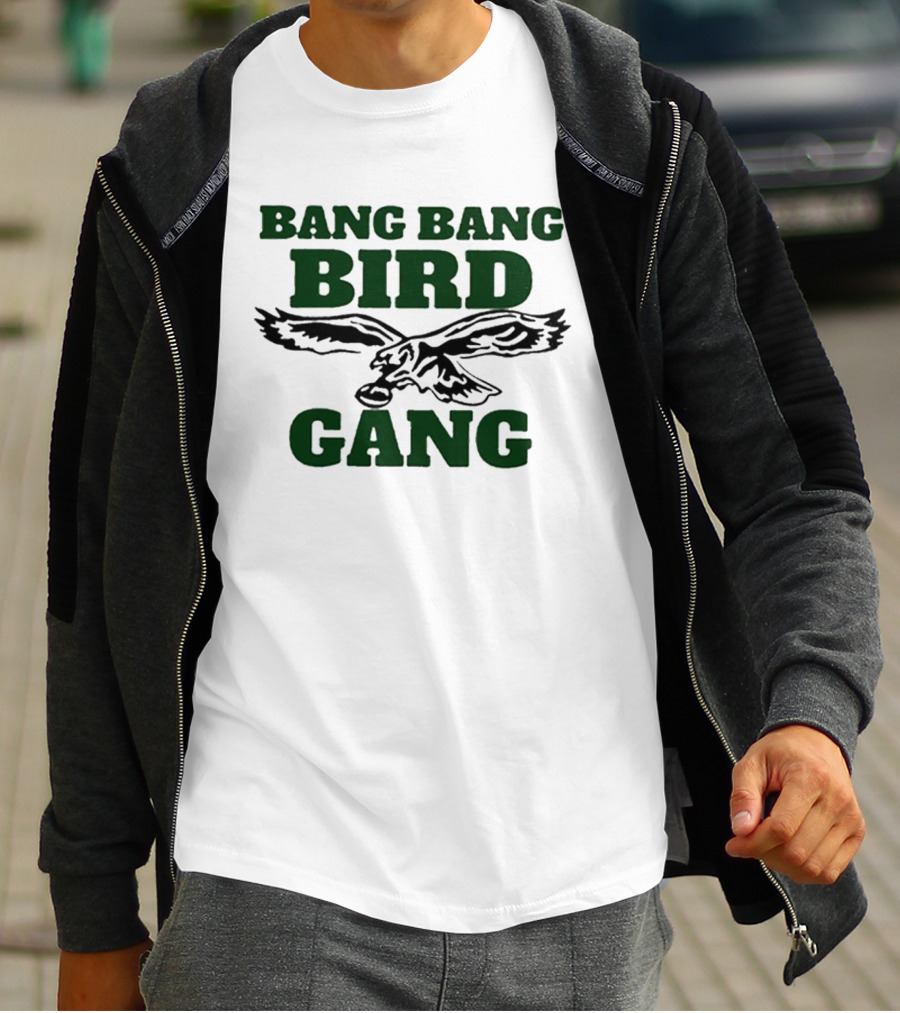 Barstool Bang Bang Bird Gang Philadelphia Eagles NFL Fan Spirit T-Shirt