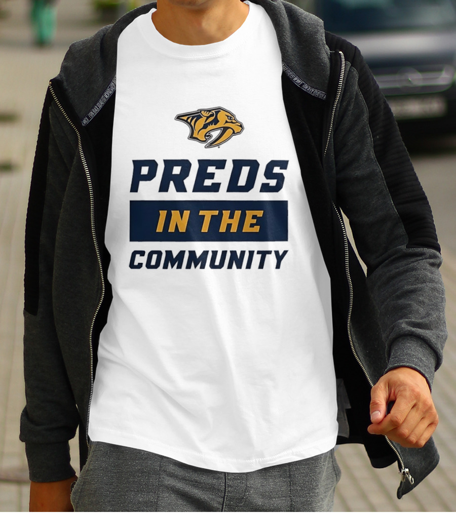 Nashville Predators Preds In The Community T-Shirt
